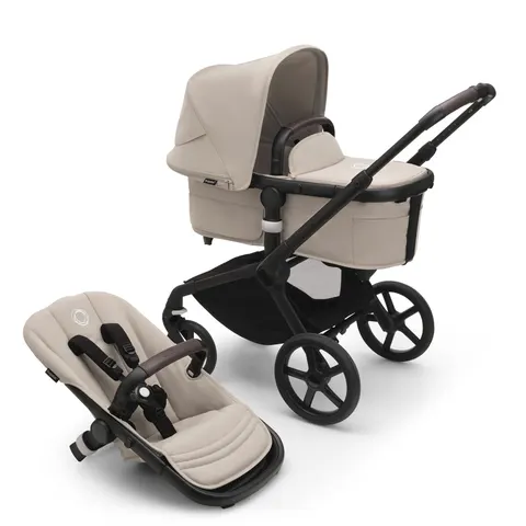 BUGABOO FOX 5 wózek dziecięcy 2w1 | Black / Desert Taupe / Desert Taupe