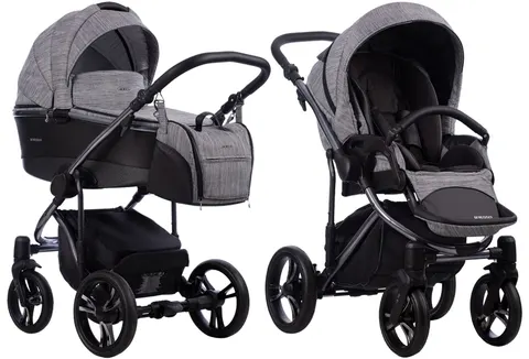 BEBETTO BRESSO PREMIUM CLASS wózek dziecięcy 2w1 | Dark 02
