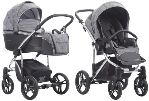BEBETTO BRESSO PREMIUM CLASS wózek dziecięcy 2w1 | Silver 02