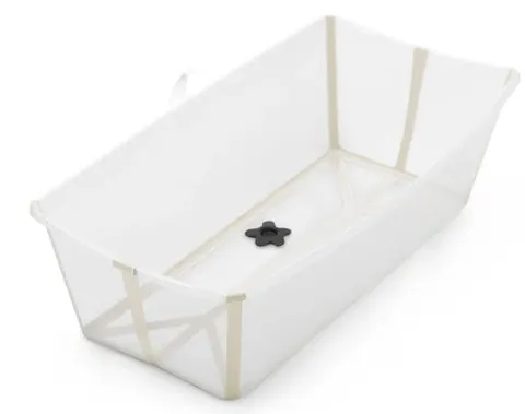STOKKE FLEXI BATH XL składana wanienka dla niemowląt | Sandy Beige