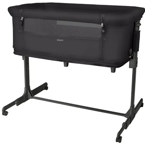 ESPIRO CLOUD łóżeczko dostawne 3w1 | 10 black shadow