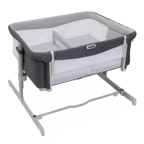 CHICCO NEXT2ME TWINS łóżeczko dostawne | Magnet Grey