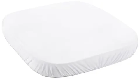 WALDIN prześcieradło bawełniane 73 x 73 cm | 7w1 | Białe