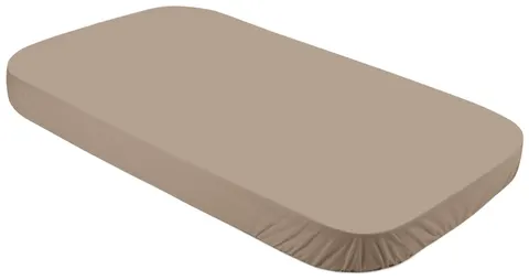 WALDIN prześcieradło bawełniane 123 x 73 cm | 7w1 | Brązowe