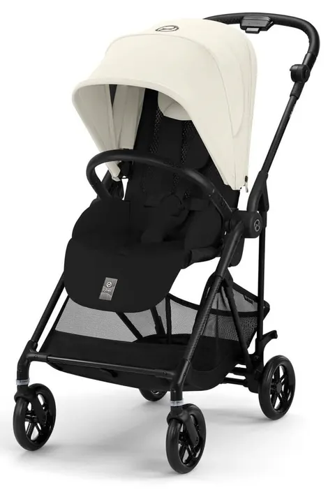 CYBEX MELIO CARBON lekki wózek spacerowy | Canvas White