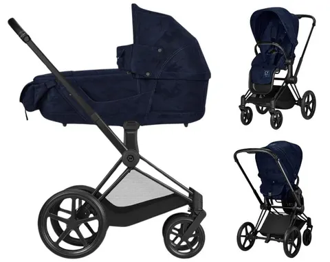 CYBEX PRIAM 4.0 wózek dziecięcy 2w1 | Rebellious Luxury Denim Blue