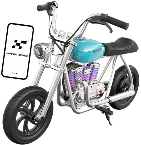 Hyper Gogo Pioneer 12 Plus motor elektryczny z aplikacją - niebieski