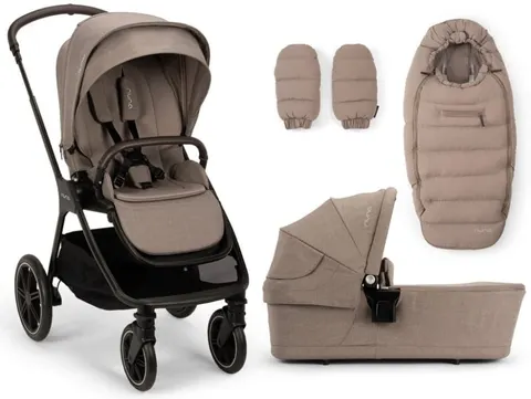 NUNA TRIV LX wózek głęboko spacerowy 2w1 | All-Season Cedar