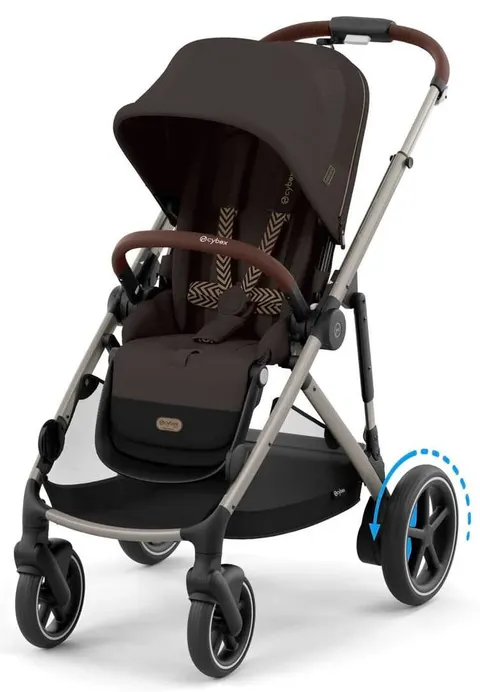 CYBEX e-Gazelle S elektryczny wózek spacerowy | Chocolate Brown