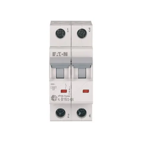 Wyłącznik nadprądowy 2P B 16A 6kA; HN-B16/2, 194861 EATON ELECTRIC