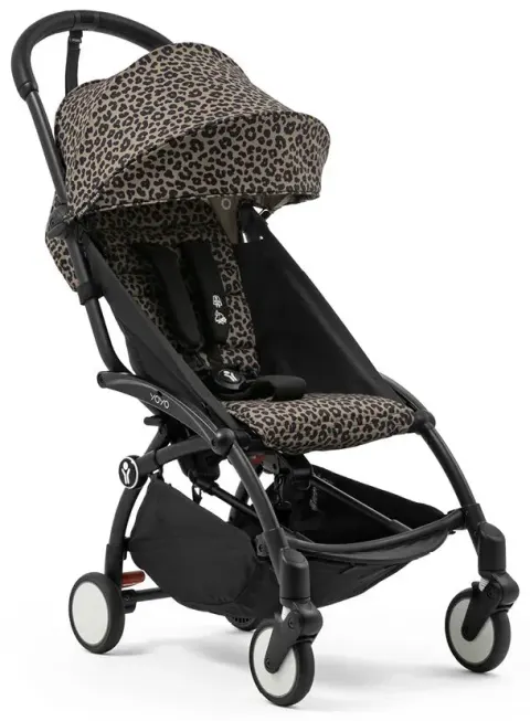 STOKKE YOYO³ lekki wózek spacerowy | Leopard / Black
