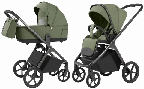 CARRELLO VECTOR CRL-6551 wózek dziecięcy 2w1 | Field Green
