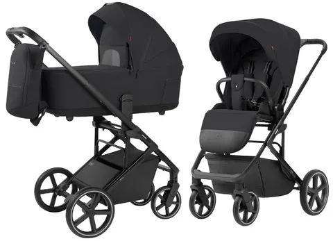 CARRELLO ALFA CRL-6522 Wózek głęboko-spacerowy | Rock Black
