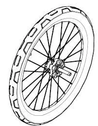THULE kompletne koło do przyczepek THULE CHARIOT SPORT 2 SINGLE / DOUBLE
