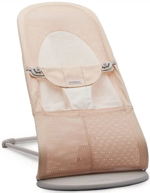 BABYBJORN - leżaczek BALANCE SOFT MESH, Różowy - Biały