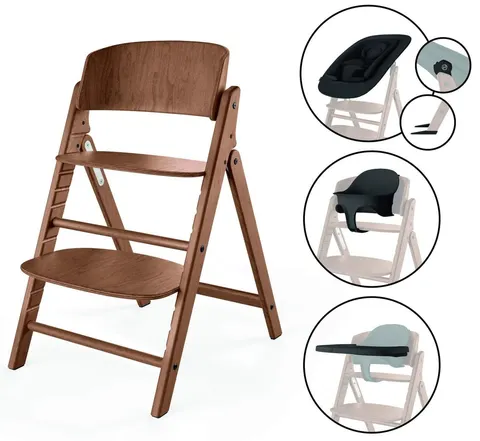 CYBEX Click & Fold 4w1 składane krzesełko dziecięce | All Natural Dark