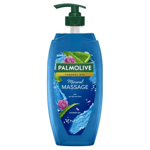 PALMOLIVE THERMAL SPA Żel pod prysznic MINERAL MASSAGE SÓL MORSKA & ALOES, 750 ml
