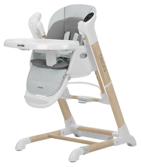 CARRELLO CASCATA Krzesełko do karmienia | Ash Grey Wooden