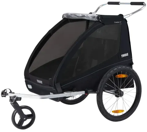 THULE COASTER XT podwójna przyczepka rowerowa | Black