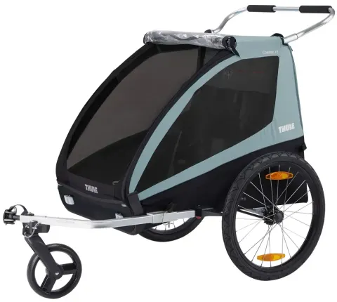 THULE COASTER XT podwójna przyczepka rowerowa | Light Blue