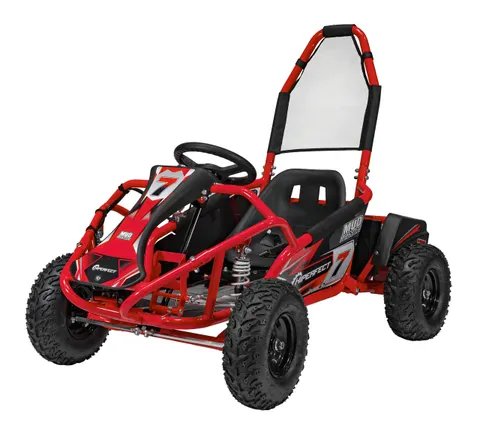 Gokart na akumulator MUD MONSTER | Czerwony