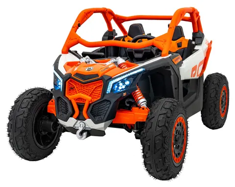 Buggy na akumulator dla dziecka MAVERICK TURBO RR STRONG | Pomarańczowy