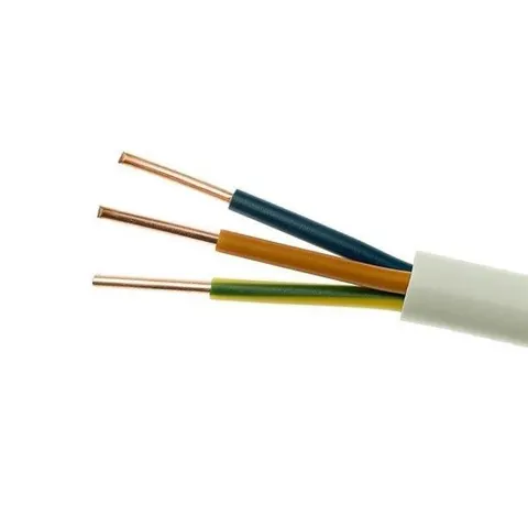 Przewód YDY 3x1,5 żo 450/750V instalacyjny okragły biały; ELEKTROKABEL