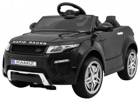 Autko Rapid Racer elektryczne dla dzieci, Czarny SUV + Pilot