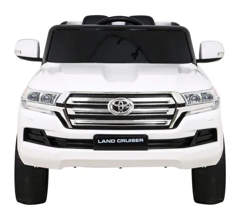 Toyota Land Cruiser na akumulator Biały SUV + Pilot + Schowek
