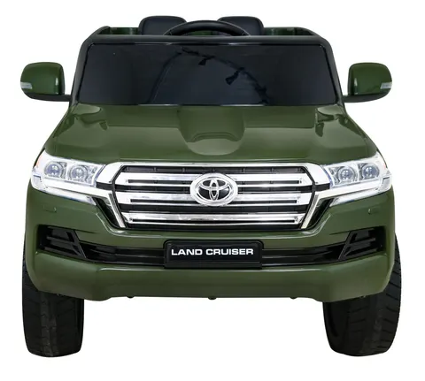 Toyota Land Cruiser na akumulator, Zielony SUV + Pilot + Schowek