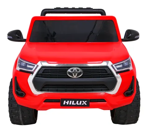 Toyota Hilux na akumulator dla dzieci Czerwony Pickup + Napęd 4x4 + Pilot