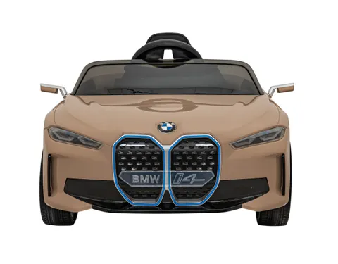 Autko BMW i4 na akumulator dla dzieci Złoty