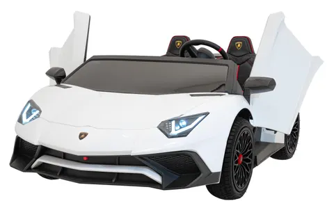 Auto na akumulator LAMBORGHINI AVENTADOR SV | Biały | STRONG