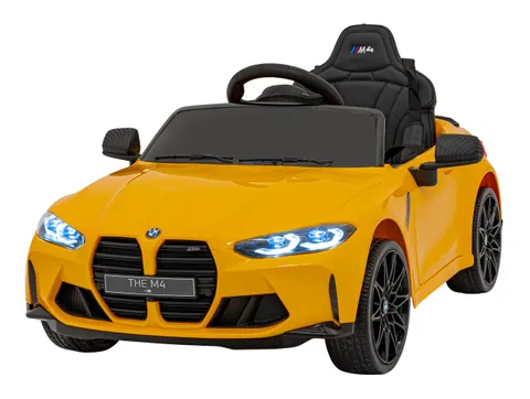 Autko na akumulator BMW M4 dla dziecka | Żółty