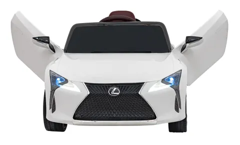Lexus LC500 na akumulator dla dzieci Biały + Pilot + Wolny Start + EVA + Audio LED