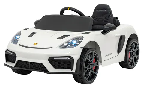 Auto na akumulator Porsche Spyder RS 718 | Biały | Lakierowany