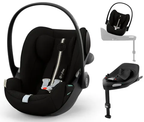 Cybex Cloud G3 fotelik dla niemowlaka z bazą ISOFIX | Moon Black Plus
