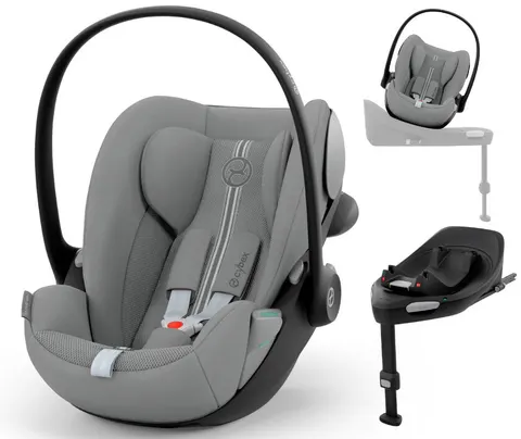 Cybex Cloud G3 fotelik dla niemowlaka z bazą ISOFIX | Stone Grey Plus