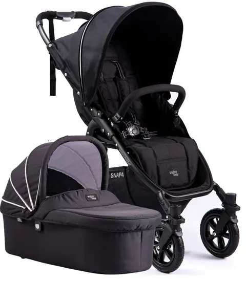 VALCO BABY SNAP 4 SPORT wózek głęboko spacerowy 2w1 | Coal Black
