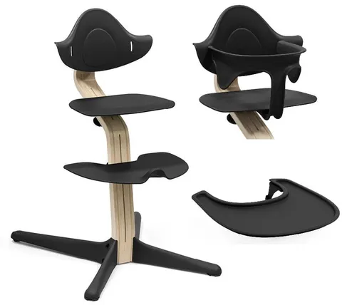 STOKKE NOMI 3w1 krzesełko do karmienia | Natural/Black