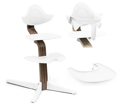 STOKKE NOMI 3w1 krzesełko do karmienia | Walnut/White