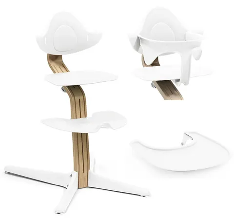 STOKKE NOMI 3w1 krzesełko do karmienia | Oak/White