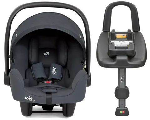 JOIE I-SNUG 2 fotelik dla noworodka 40-75 cm | Moonlight | baza ISOFIX i-BASE ADVANCED