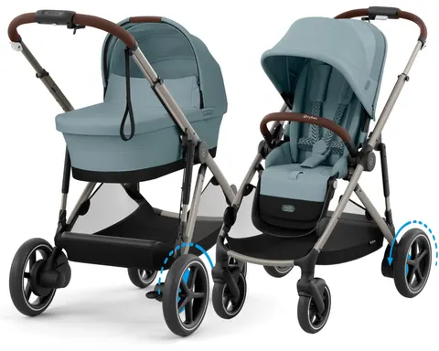 CYBEX e-Gazelle S elektryczny wózek 2w1 | Stormy Blue