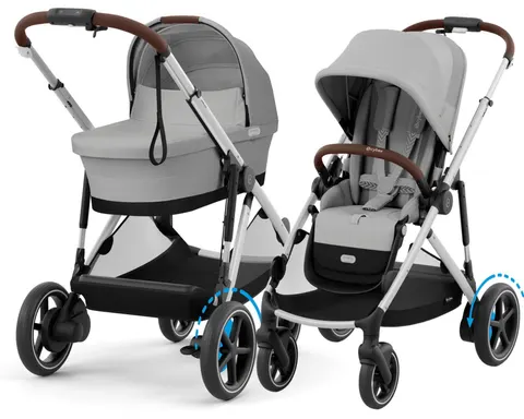 CYBEX e-Gazelle S elektryczny wózek 2w1 | Stone Grey