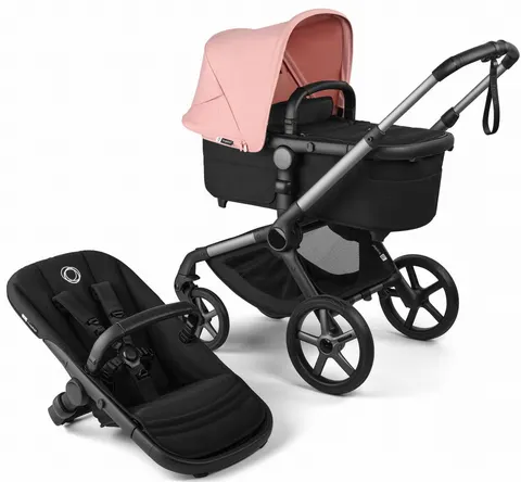 BUGABOO FOX 5 RENEW wózek dziecięcy 2w1 | Graphite / Morning Pink