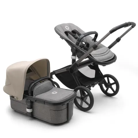 BUGABOO FOX 5 wózek dziecięcy 2w1 | Graphite / Grey Melange / Desert Taupe
