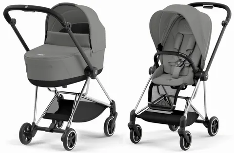 CYBEX MIOS 3.0 wózek dziecięcy 2w1 | Mirage Grey / Chrome Black