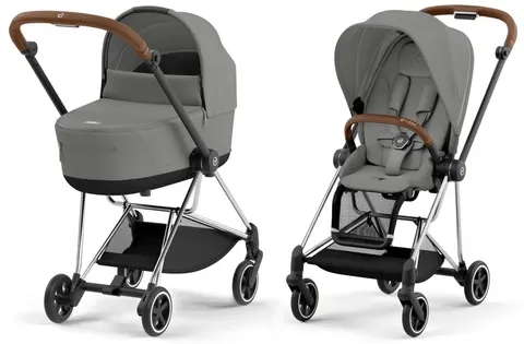 CYBEX MIOS 3.0 wózek dziecięcy 2w1 | Mirage Grey / Chrome Brown