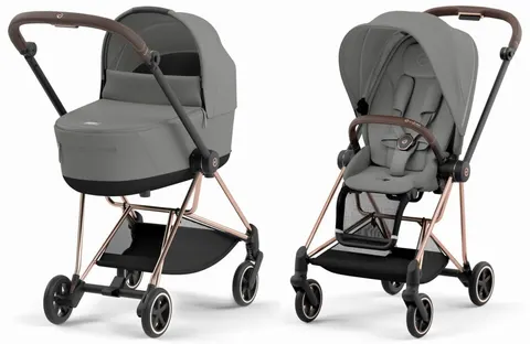 CYBEX MIOS 3.0 wózek dziecięcy 2w1 | Mirage Grey / Rosegold